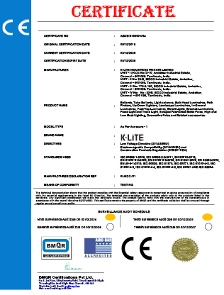 CE Certificate 2025-28