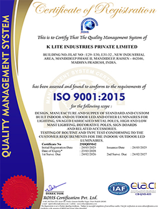 ISO 9001:2015 QMS - 2025-2027