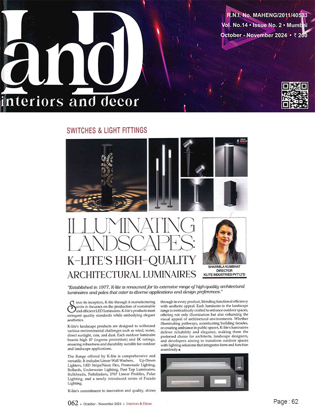 Interiors and Decor - October - November - 2024