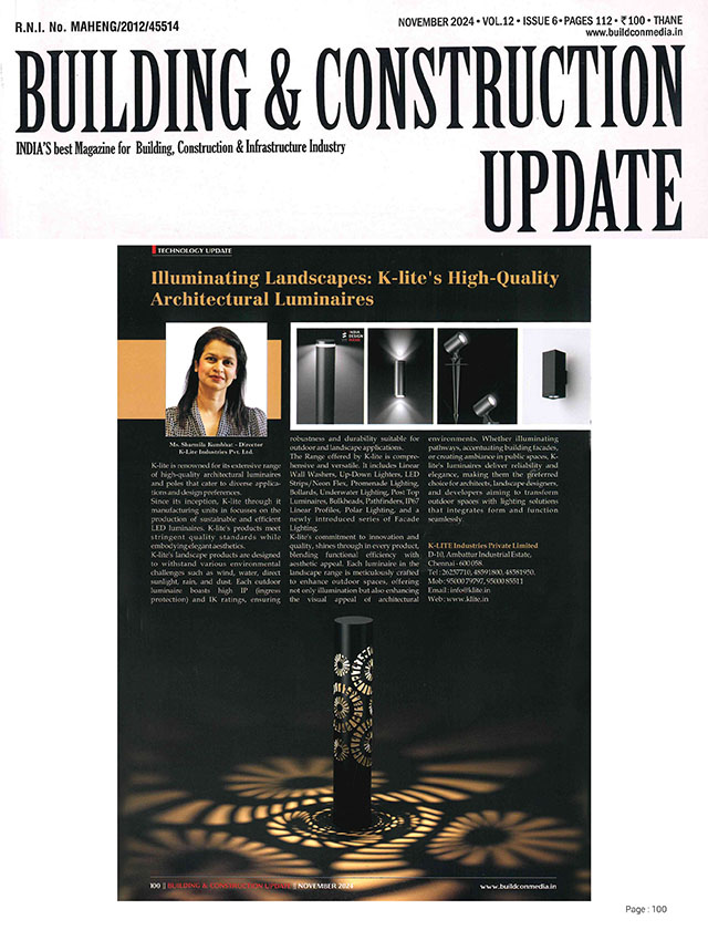 Building & Construction Update - November - 2024 