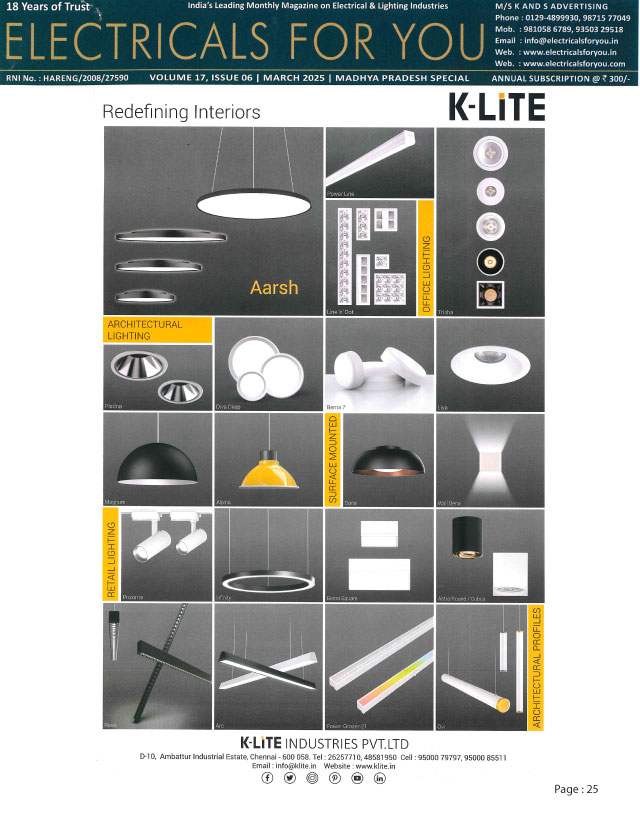 Electricals For You - March - 2025