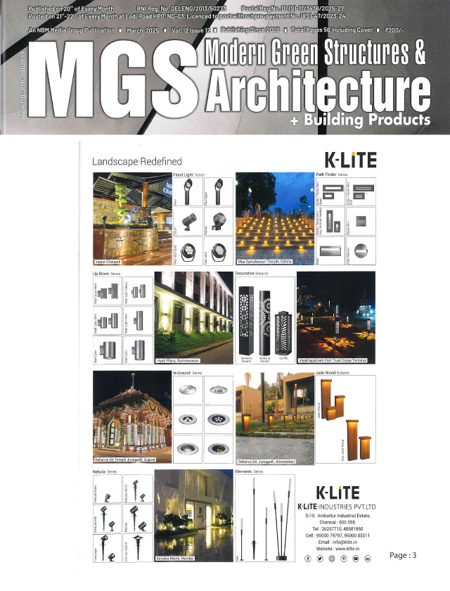 Modern Green Structures & Architecture - March - 2025