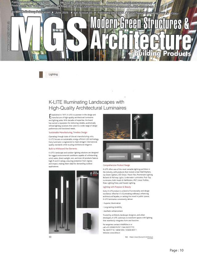 Modern Green Structures & Architecture - June - 2025